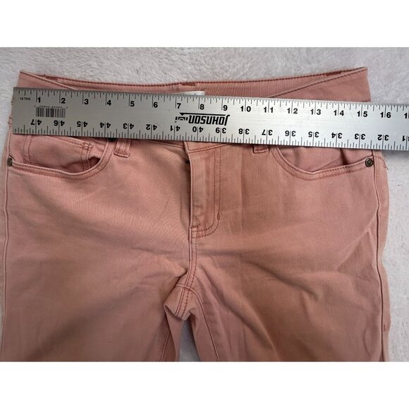 Cabi Womens Low Rise Pink Denim Skinny Jeans Size 6 Style 224 Stretch Casual - Picture 6 of 10